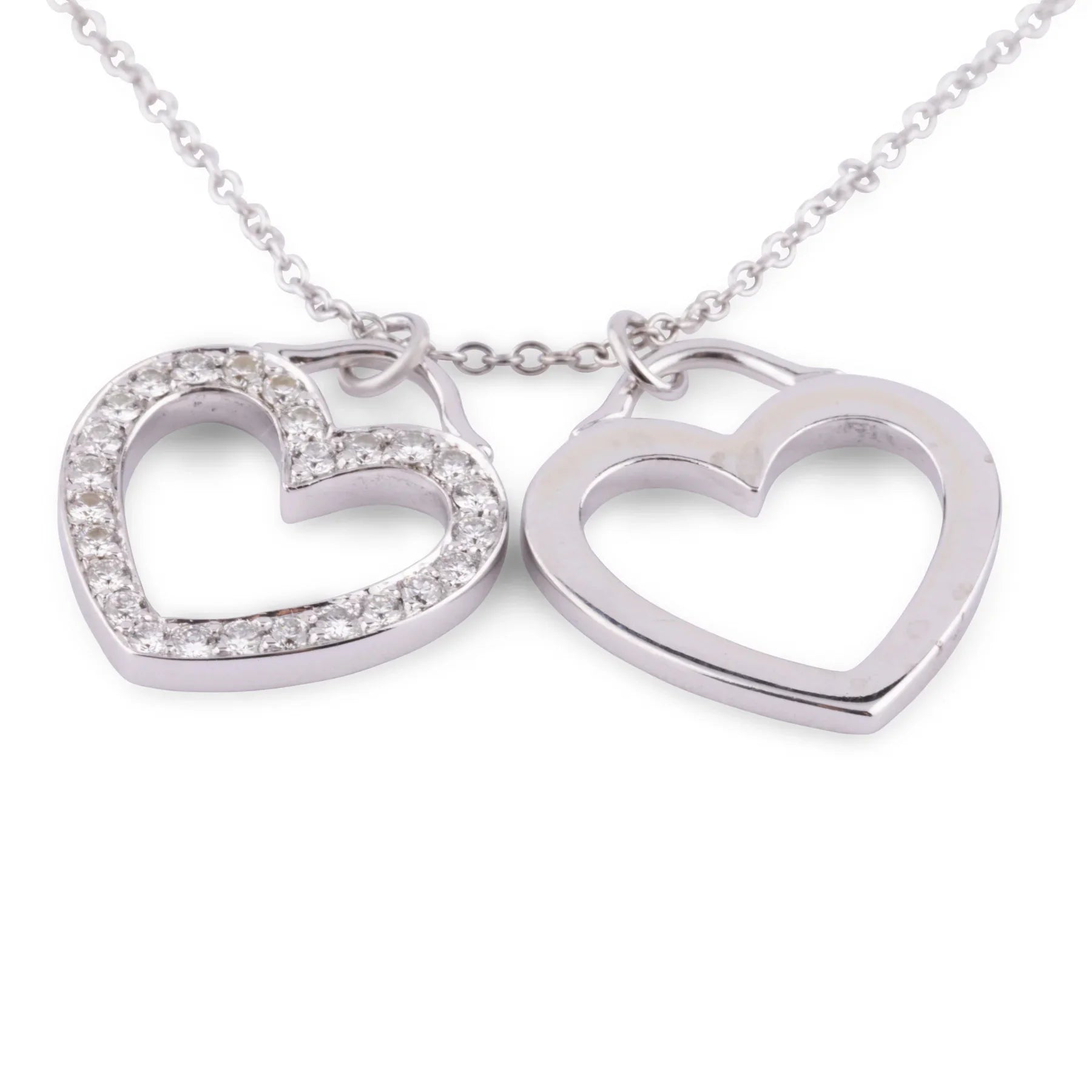 Collier en or gris et diamant de la maison Tiffany & Co