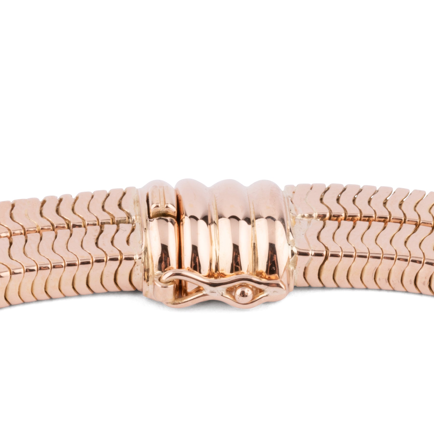 Collier or jaune double rang maillon lisse