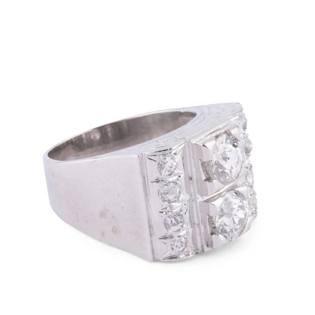 1930s platinum diamond ring