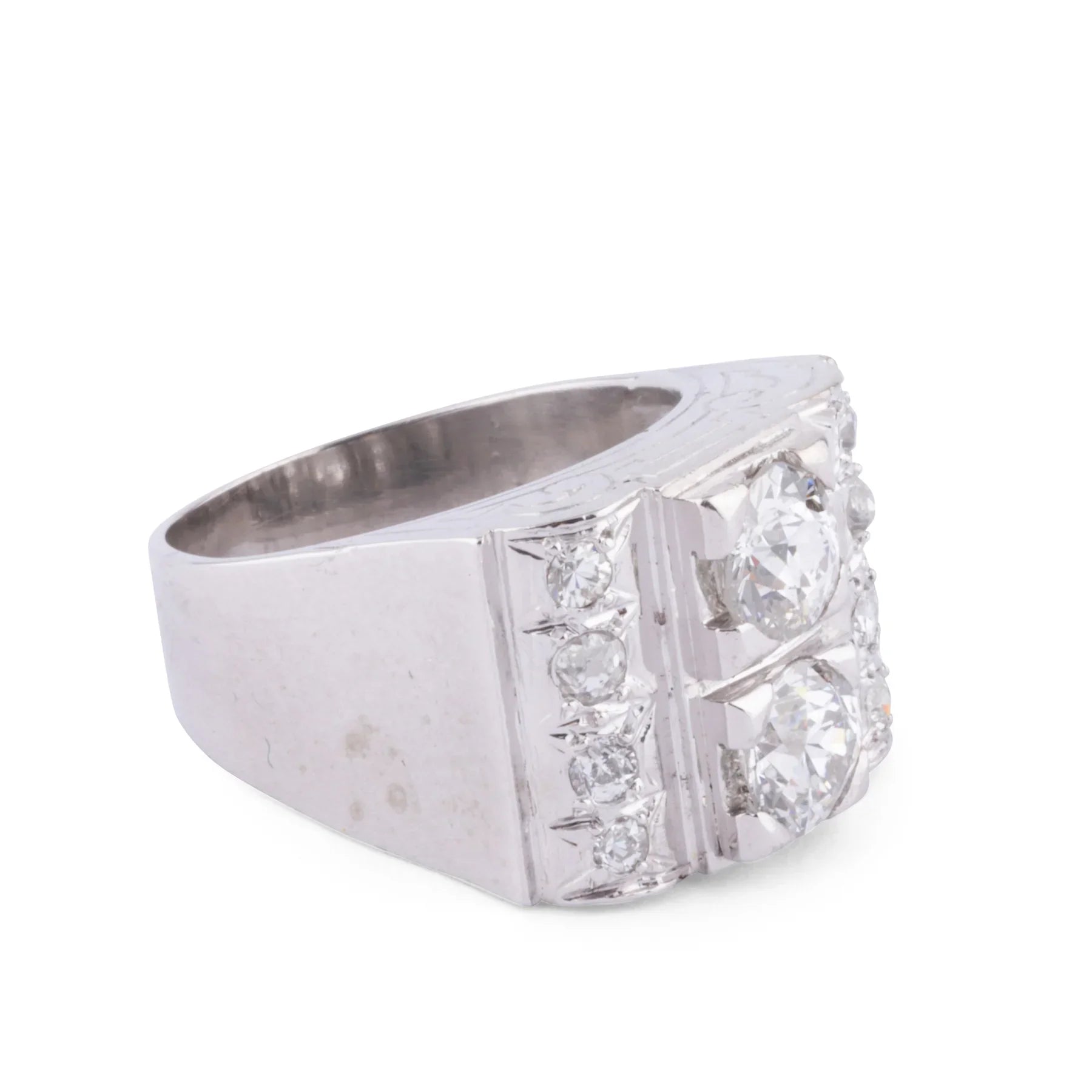 1930s platinum diamond ring