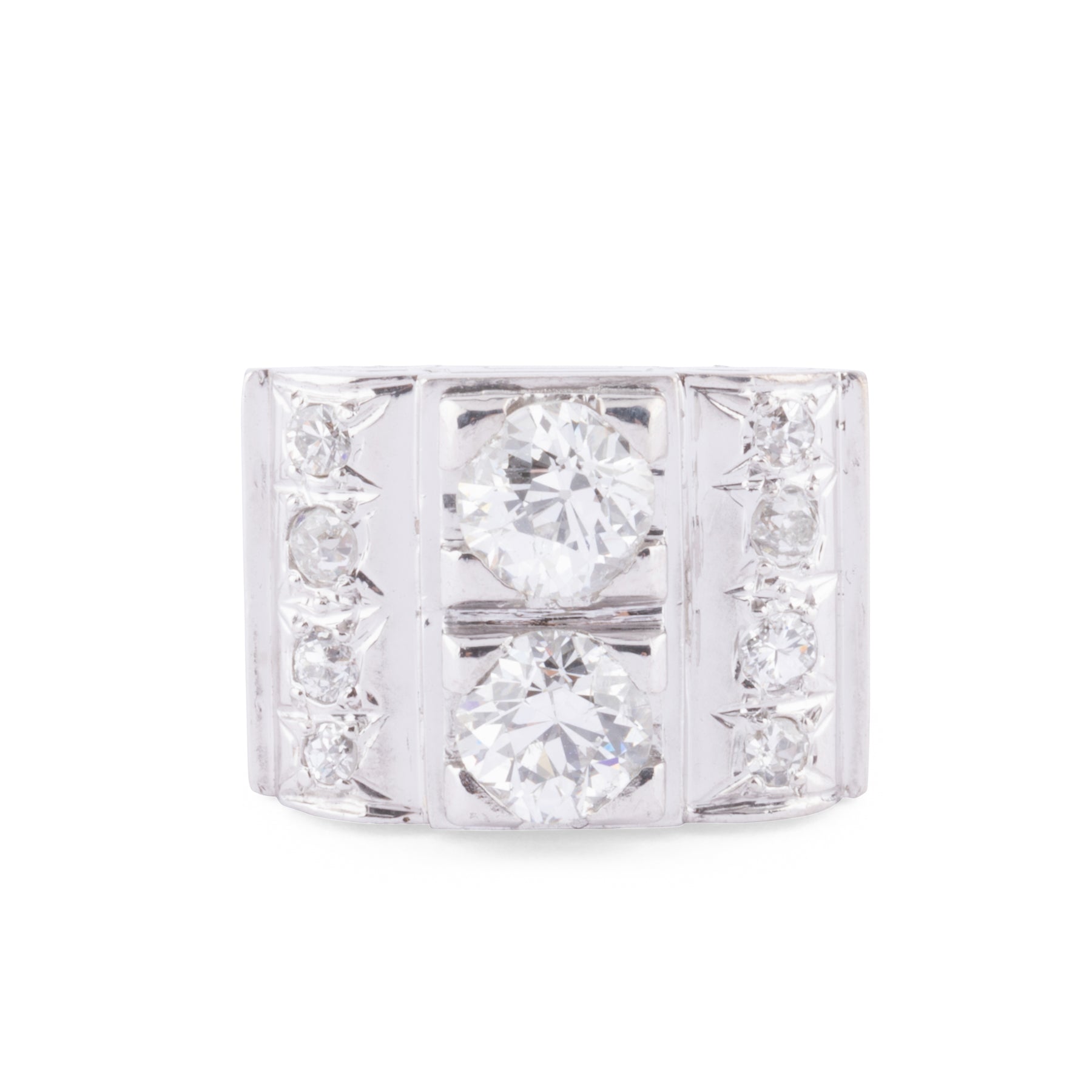 1930s platinum diamond ring