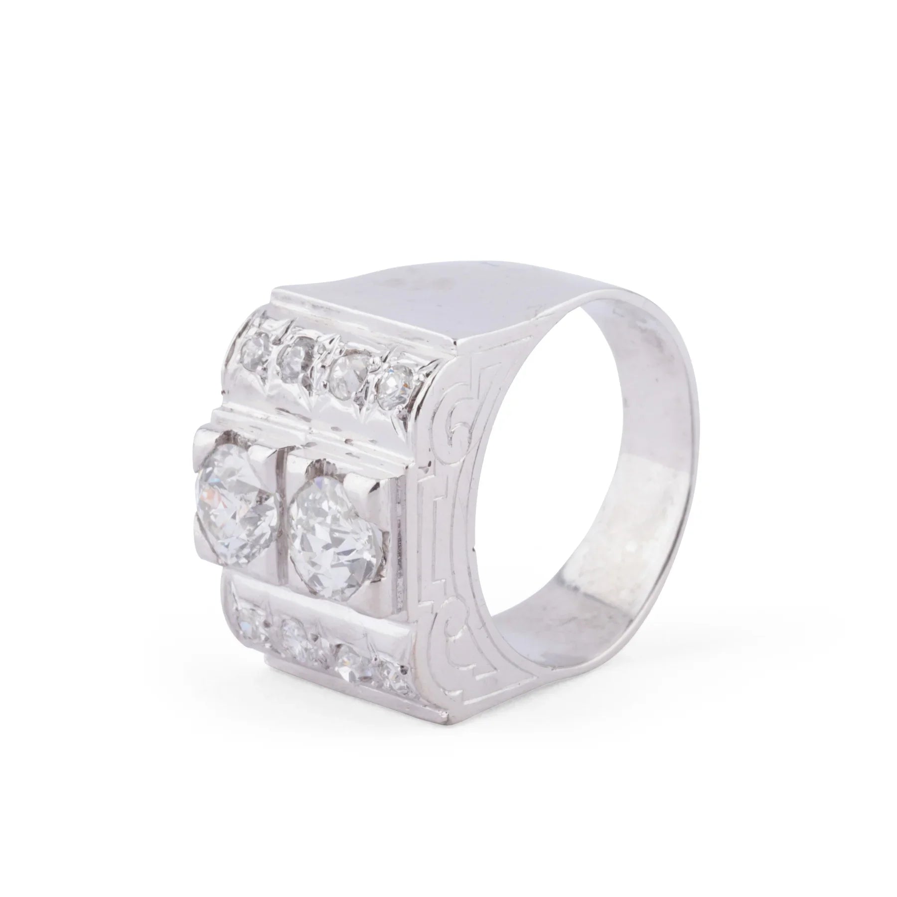 1930s platinum diamond ring