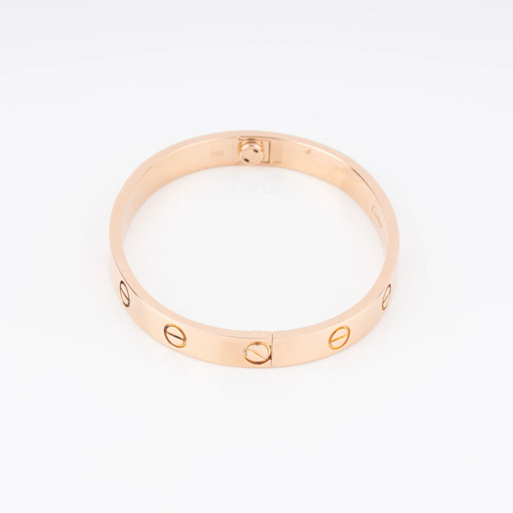 Bracelet or rose de la maison Cartier  collection Love grand modèle