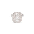 Bague en platine et diamants
