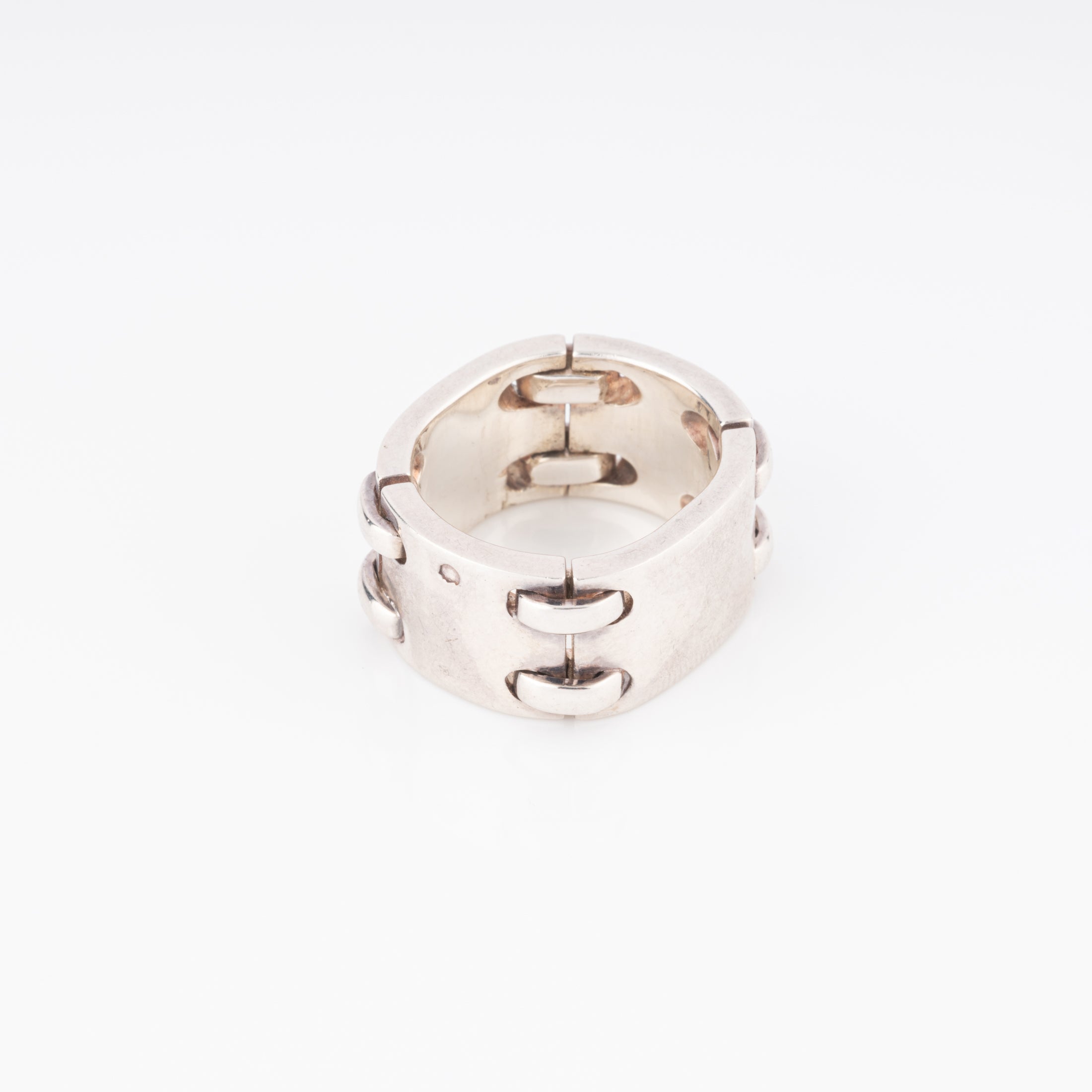 Vintage Hermès sterling silver ring