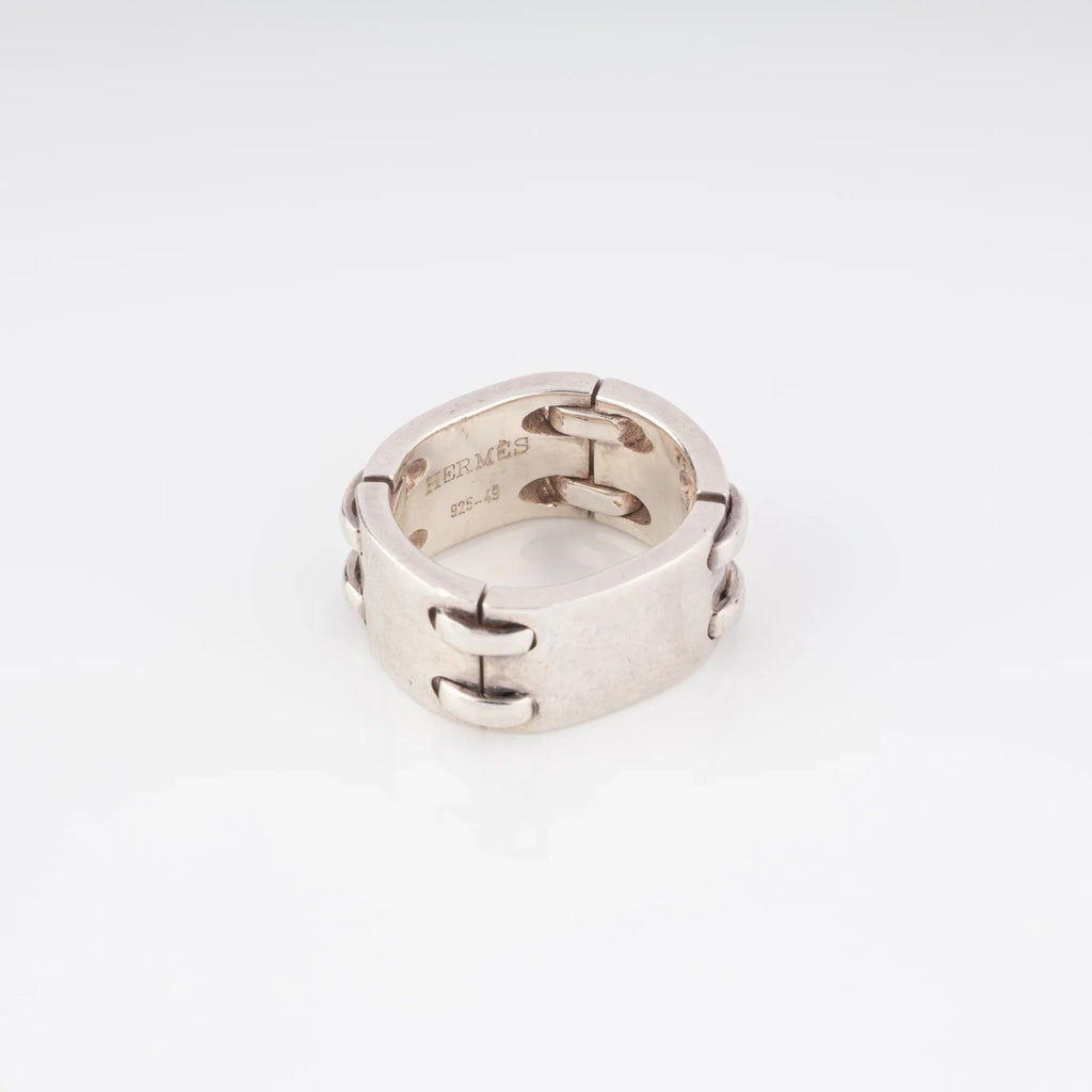 Vintage Hermès sterling silver ring