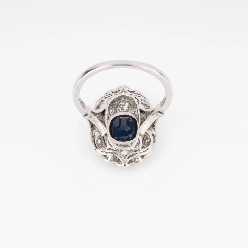 Platinum marquis ring