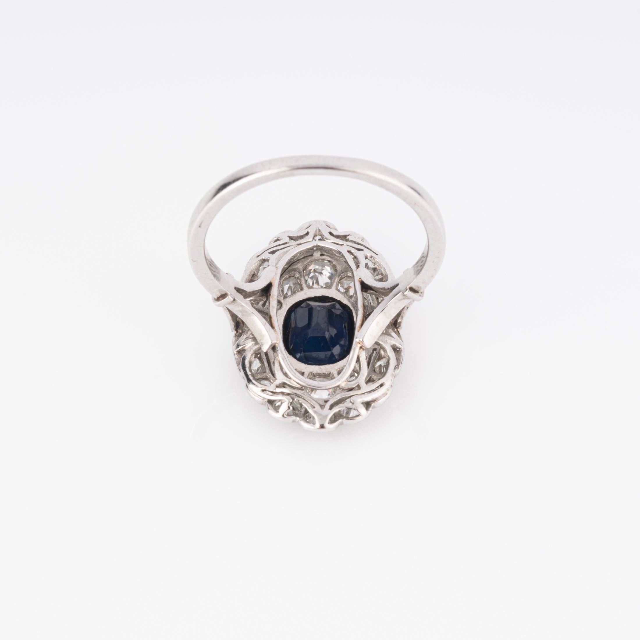 Platinum marquis ring