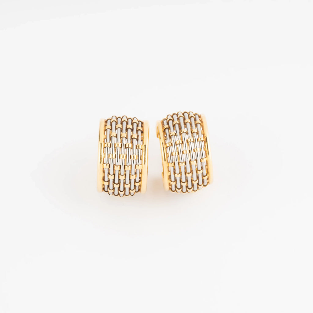 Paire de créoles signée de la maison Cartier