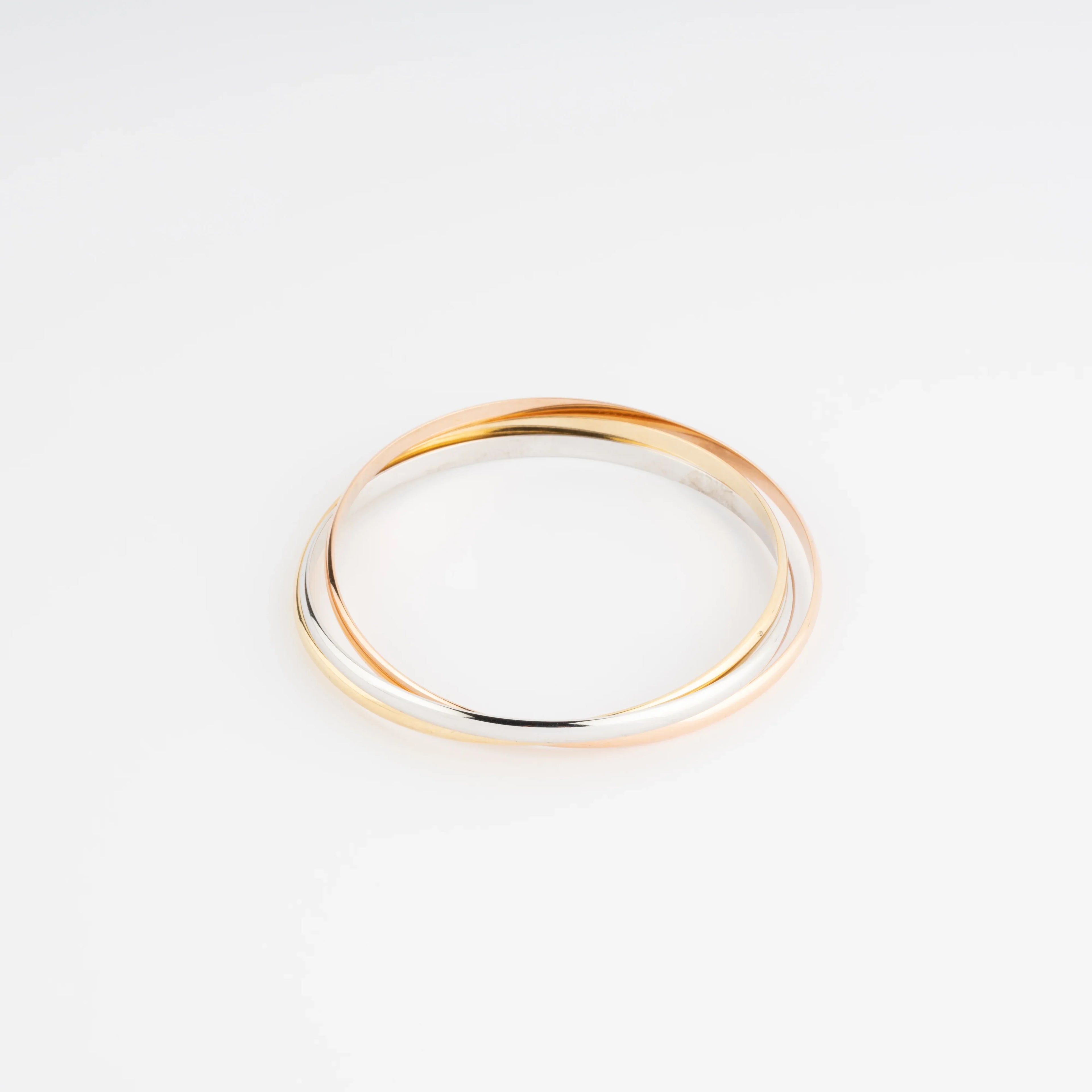Bracelet 3 ors de Cartier modèle Trinity