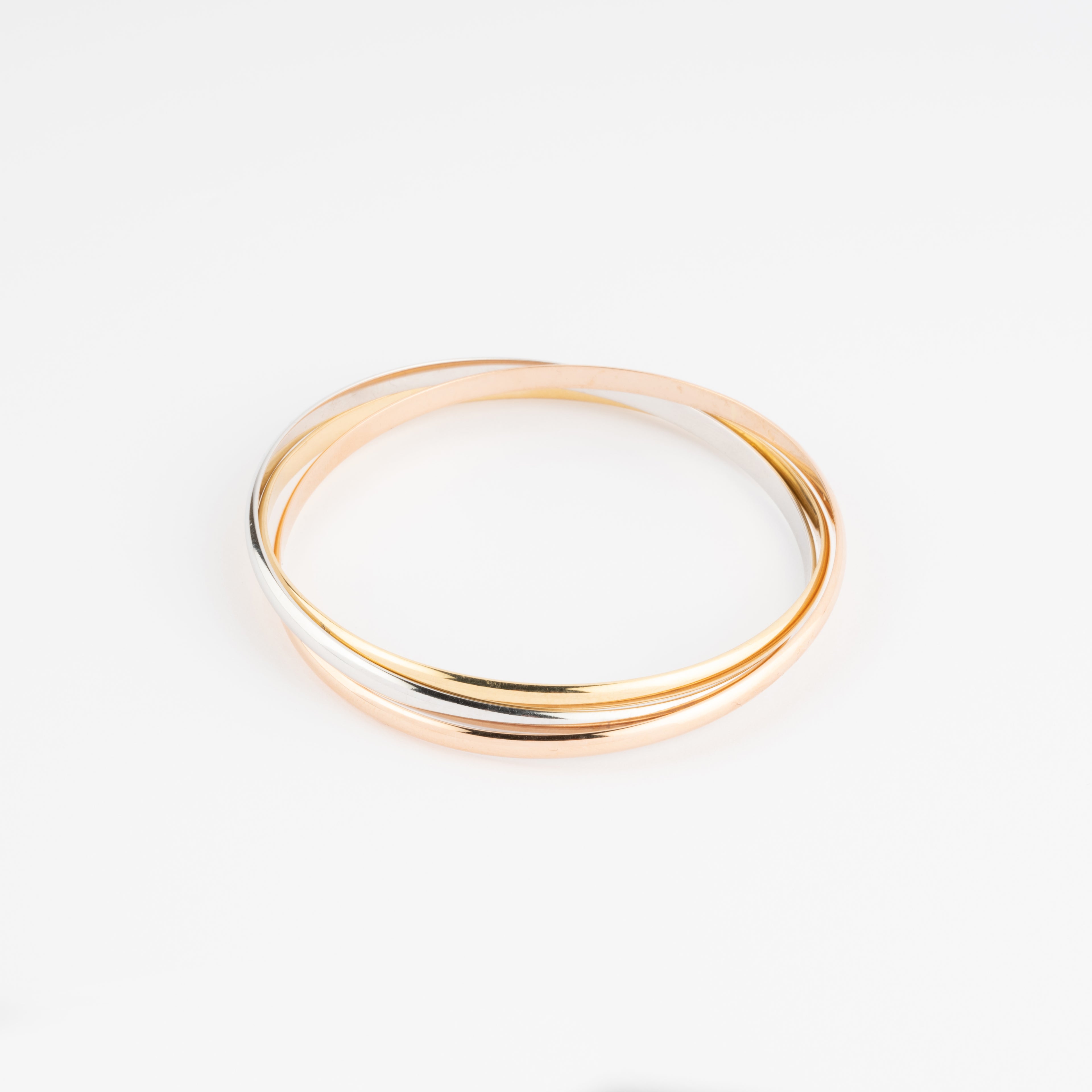 Bracelet 3 ors de Cartier modèle Trinity