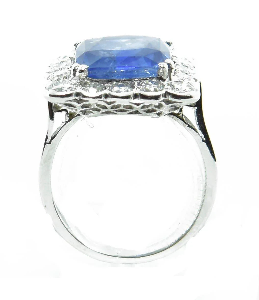 Bague Saphir de Ceylan Naturel 4,74 Cts - adalgyseboutique