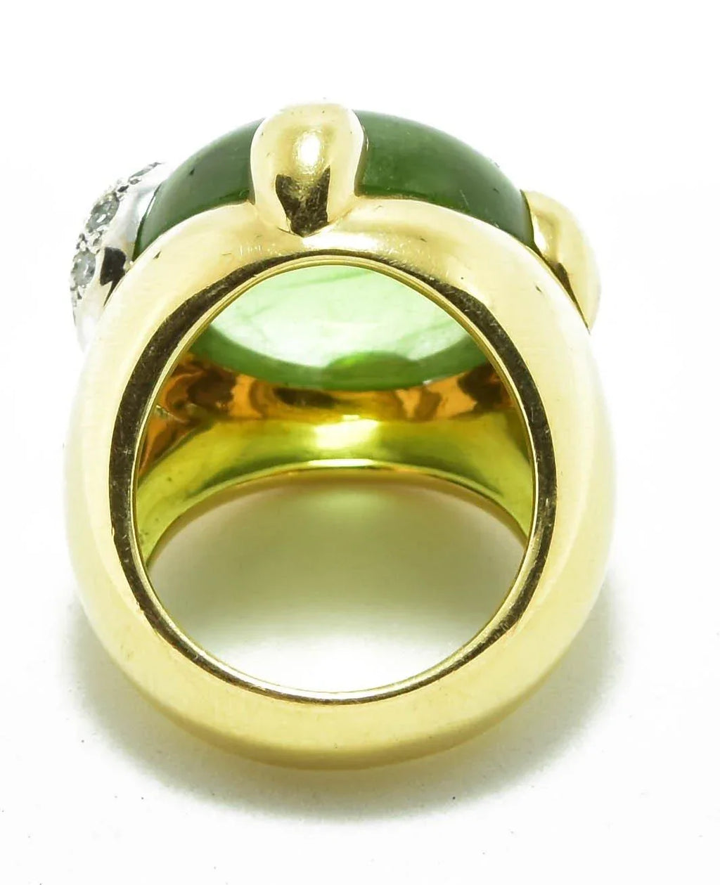Bague or Jaune Peridot signée Pomellato - adalgyseboutique