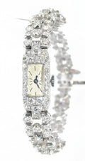 Montre platine et diamants 1930 - adalgyseboutique
