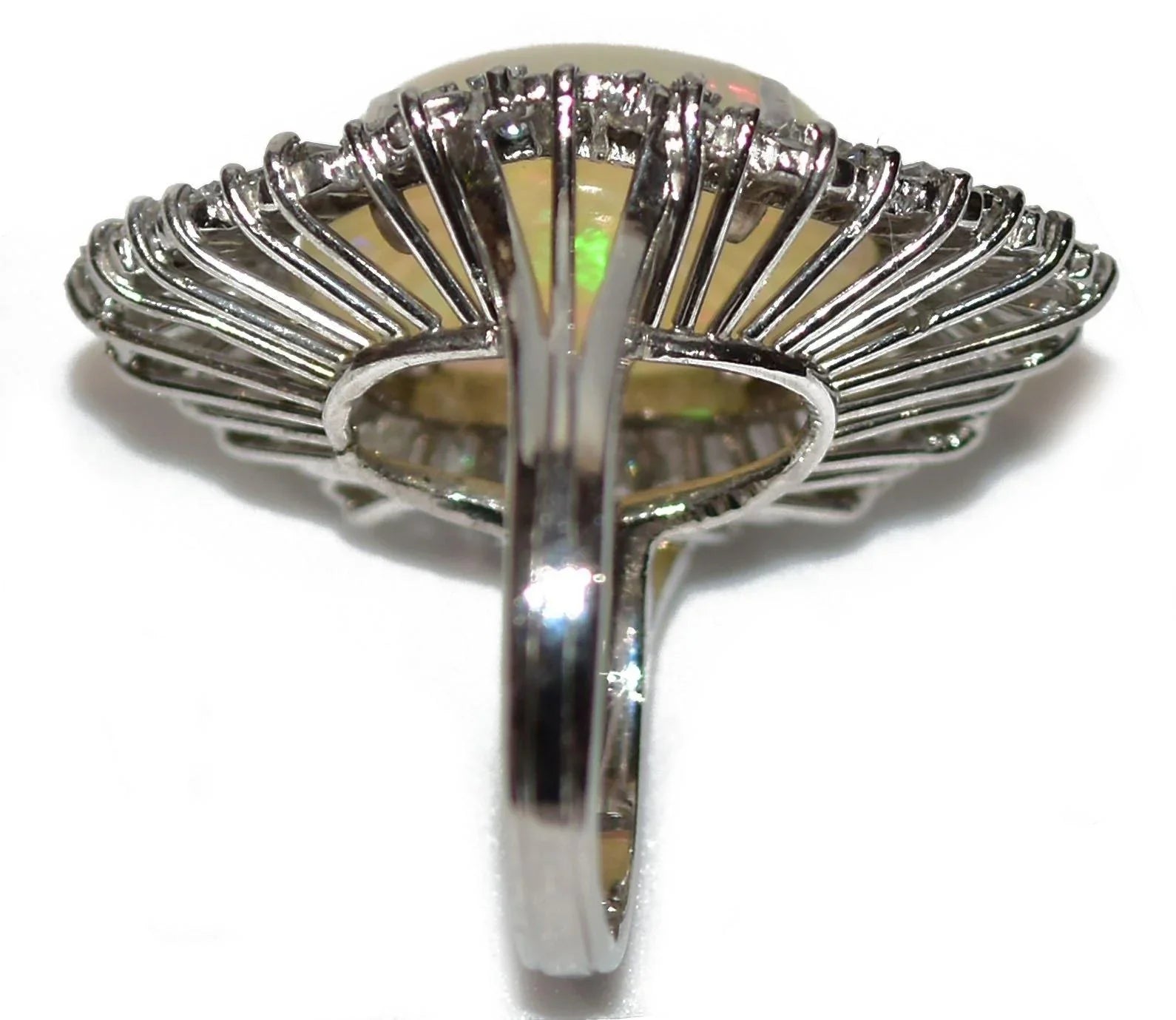 bague Opale et diamant - adalgyseboutique
