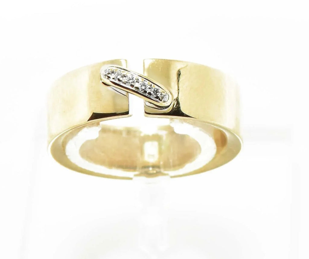 Bague Signée Chaumet or jaune et diamant - adalgyseboutique
