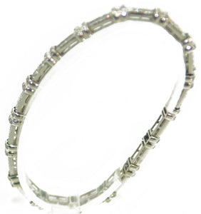 Bracelet or gris et diamant - adalgyseboutique