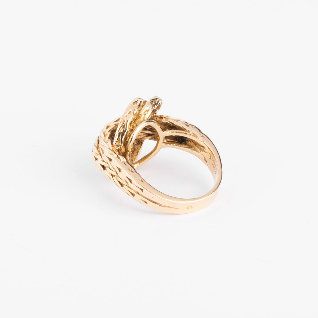Hermès Vendôme collection yellow gold ring