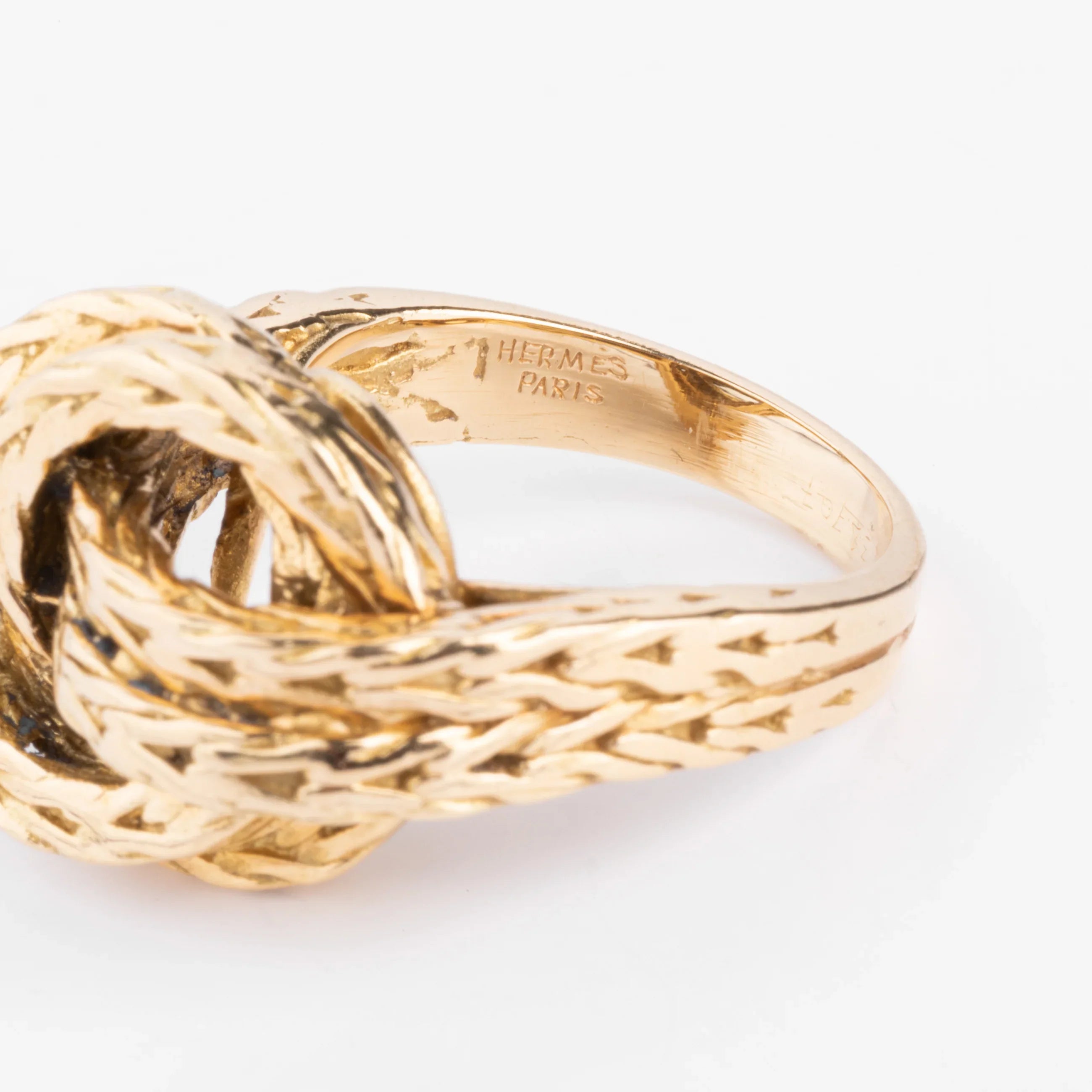 Hermès Vendôme collection yellow gold ring