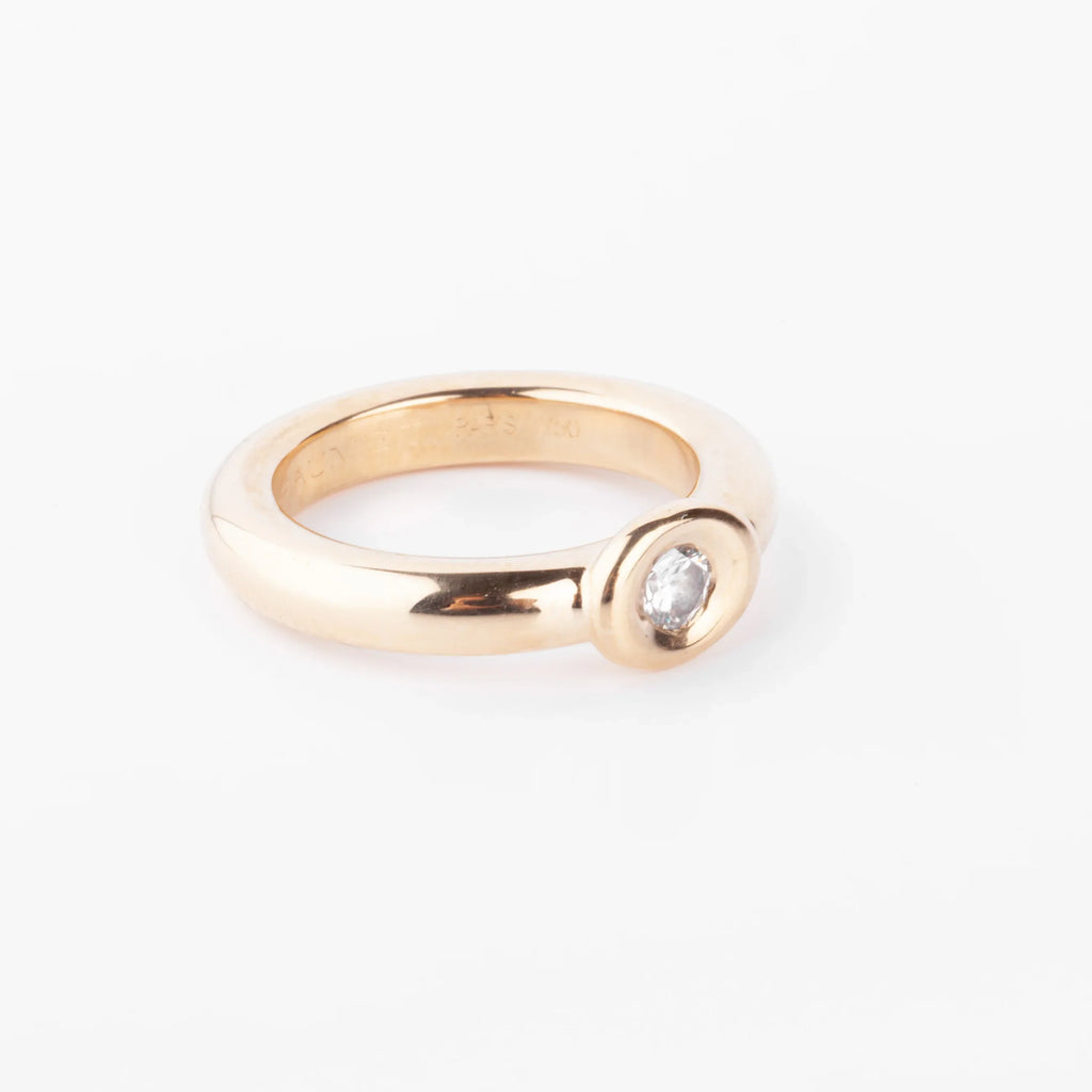 Bague or jaune et diamant de la maison Chaumet