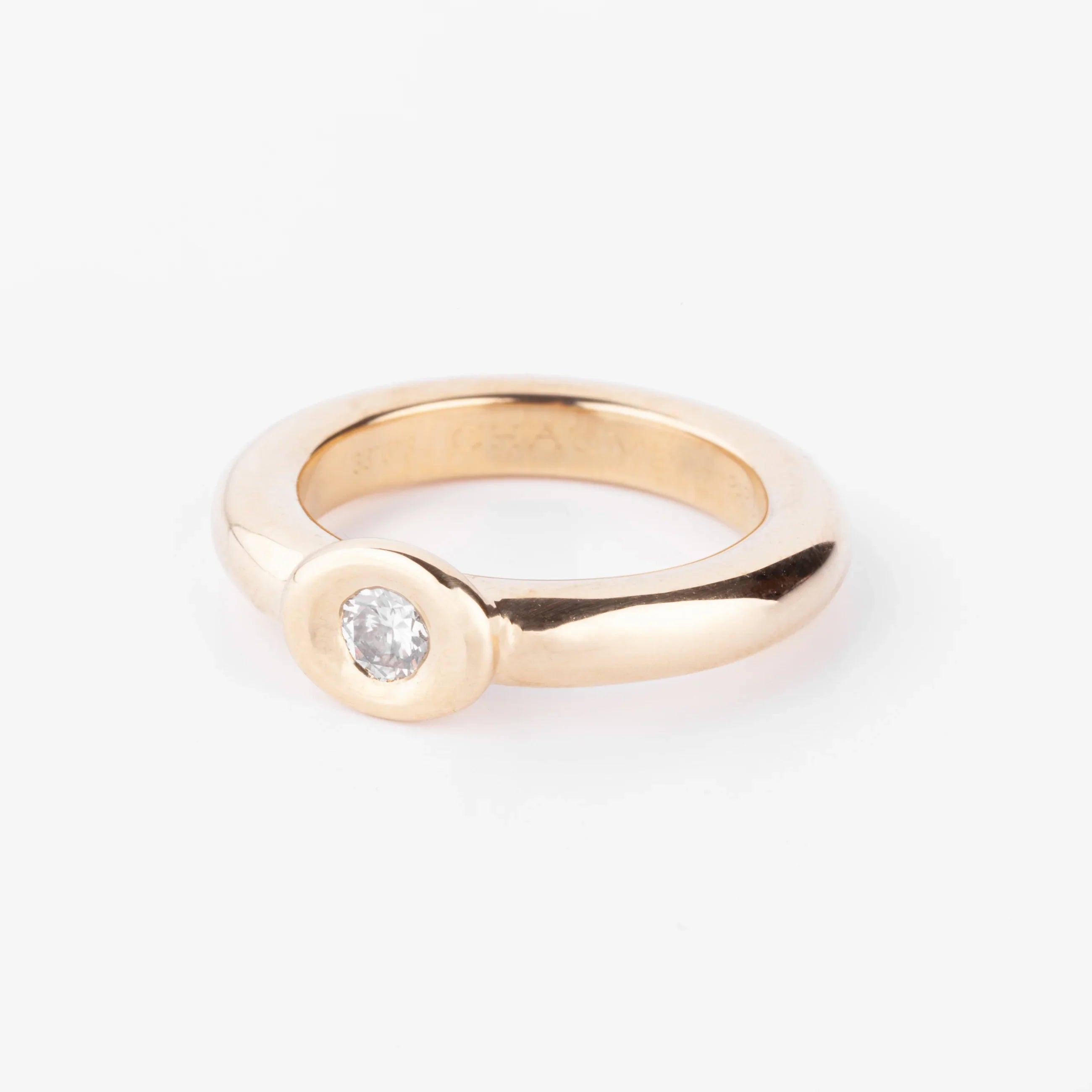 Bague or jaune et diamant de la maison Chaumet