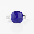 Pomellato Capri ring in gold with diamonds and Lapis Lazuli