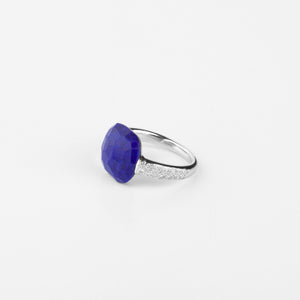 Bague de la maison Pomellato modèle Capri en or diamants et Lapis Lazuli