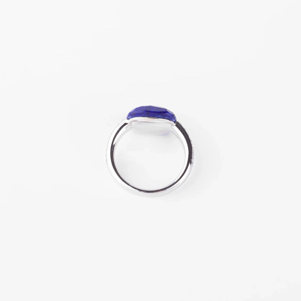 Pomellato Capri ring in gold with diamonds and Lapis Lazuli