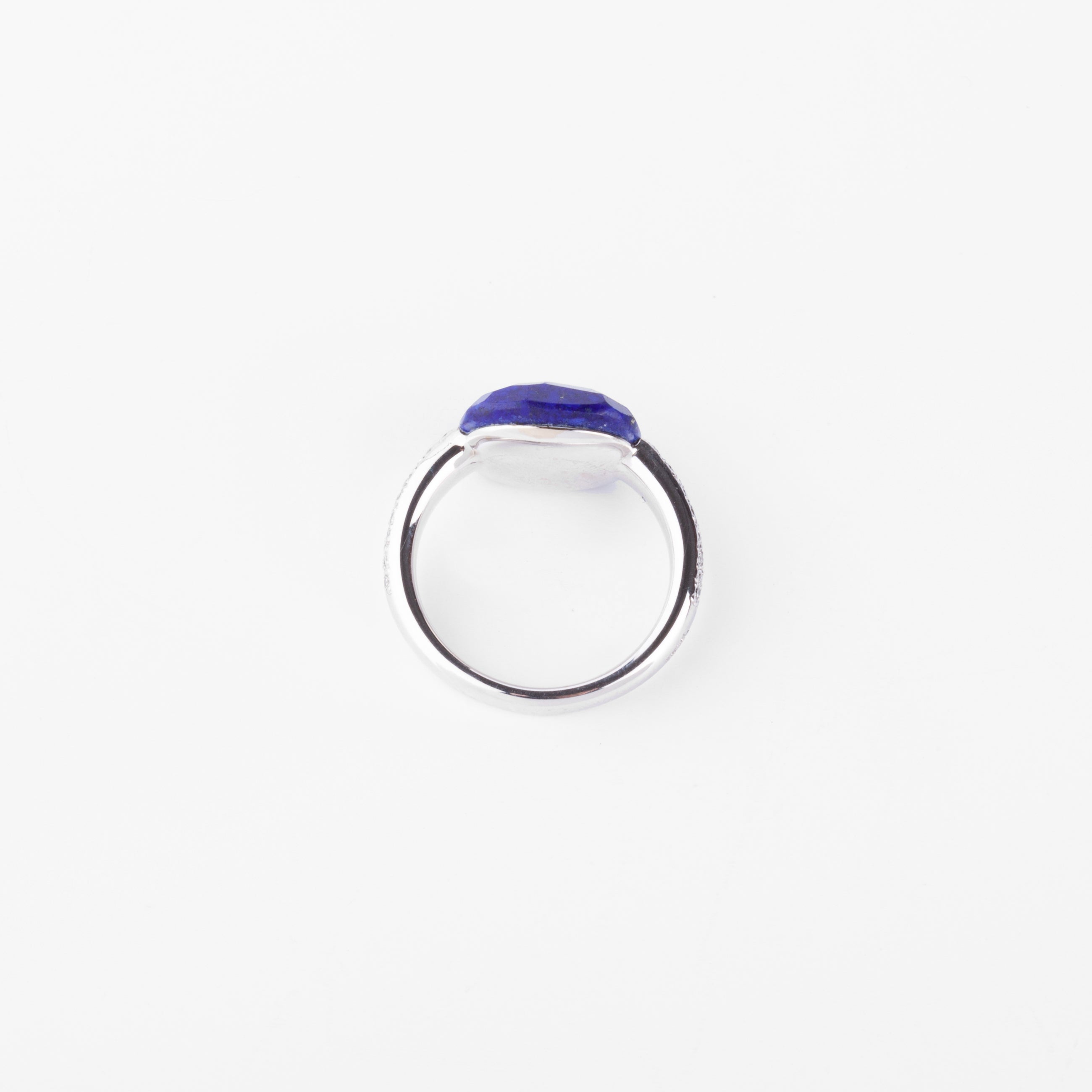 Pomellato Capri ring in gold with diamonds and Lapis Lazuli