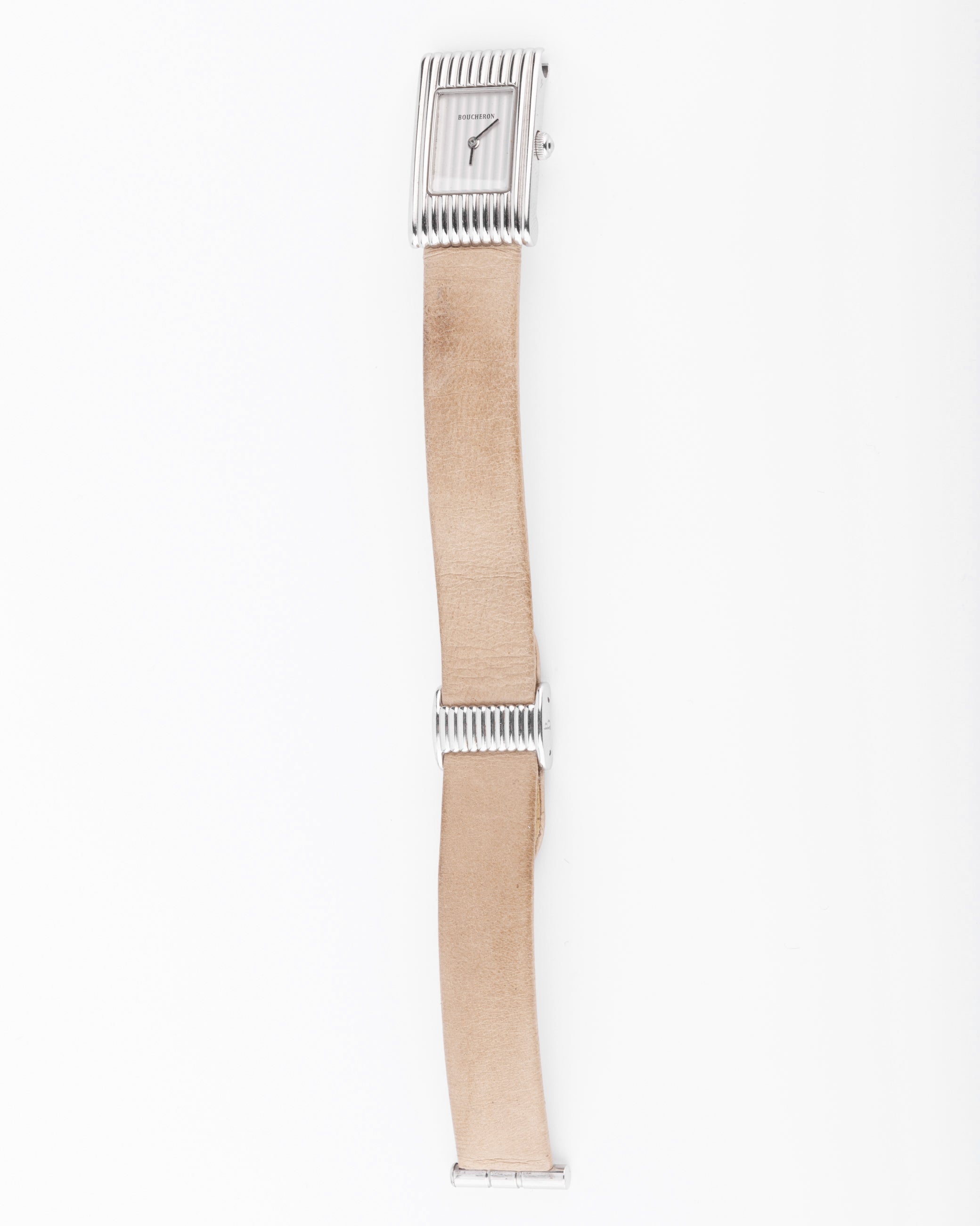 Montre rectangulaire en acier Boucheron collection Reflet
