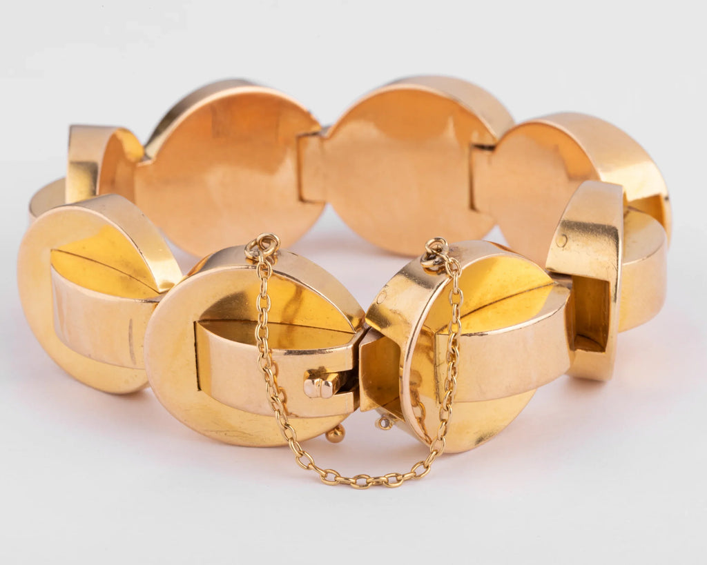 Bracelet Tank en or jaune