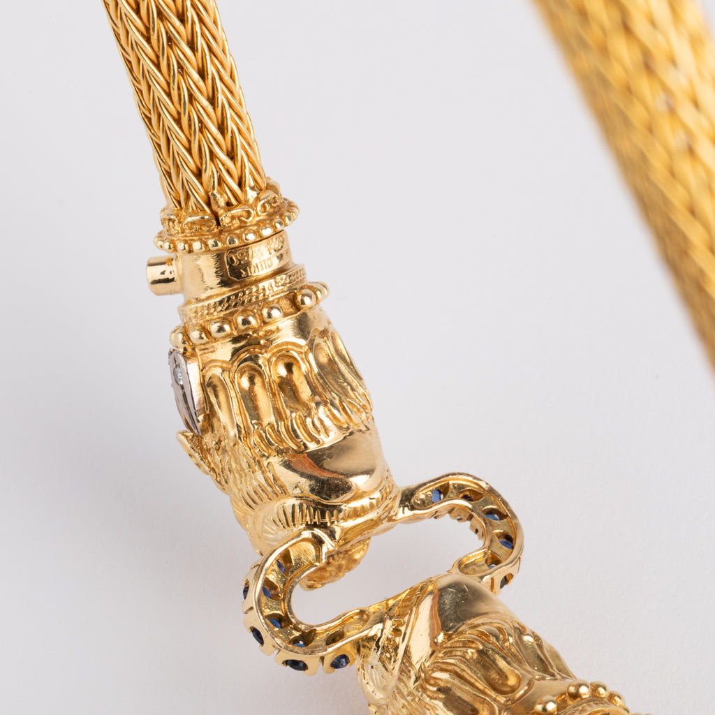 Yellow gold necklace from Lalaounis