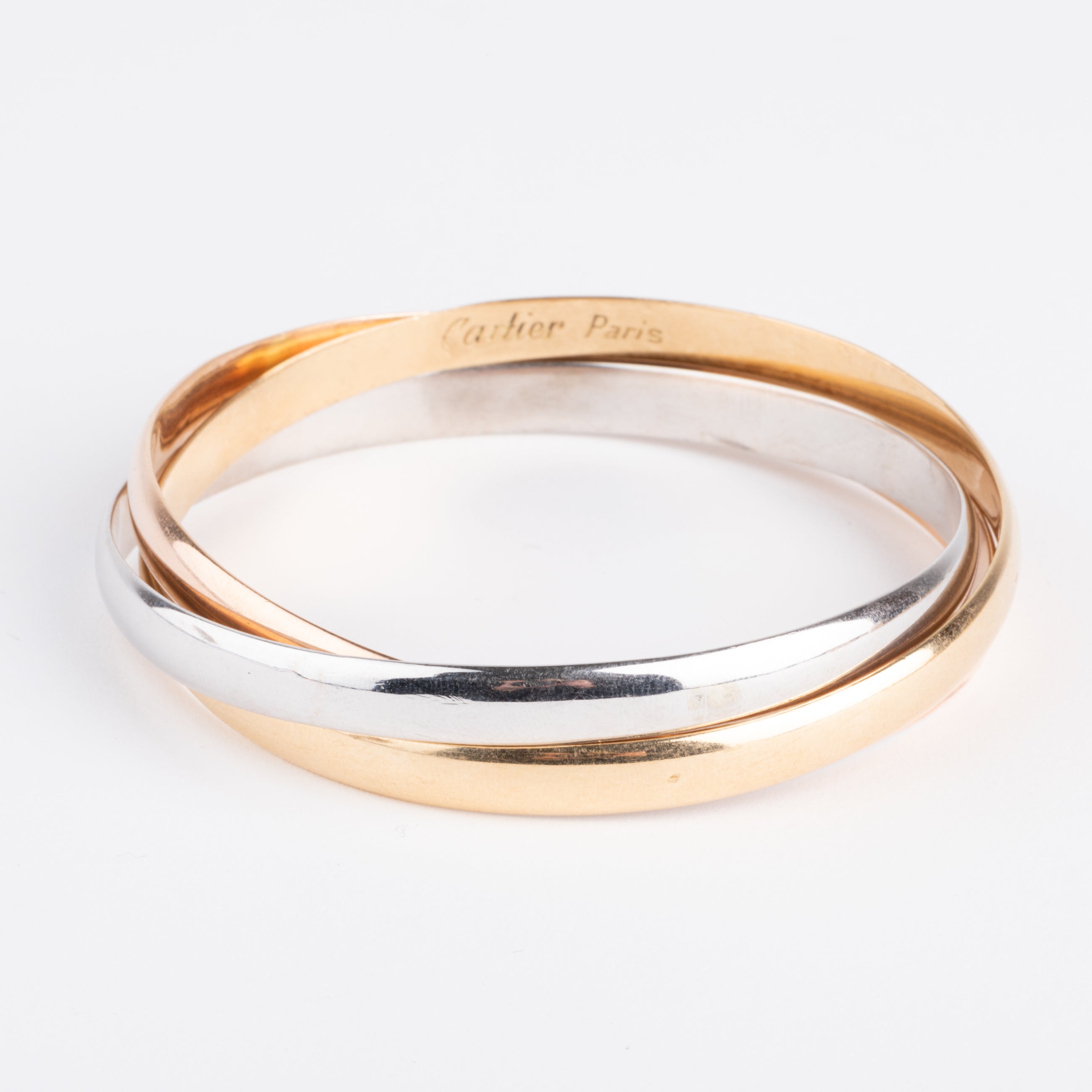 Bracelet  de la Maison Cartier modèle Trinity 3 ors