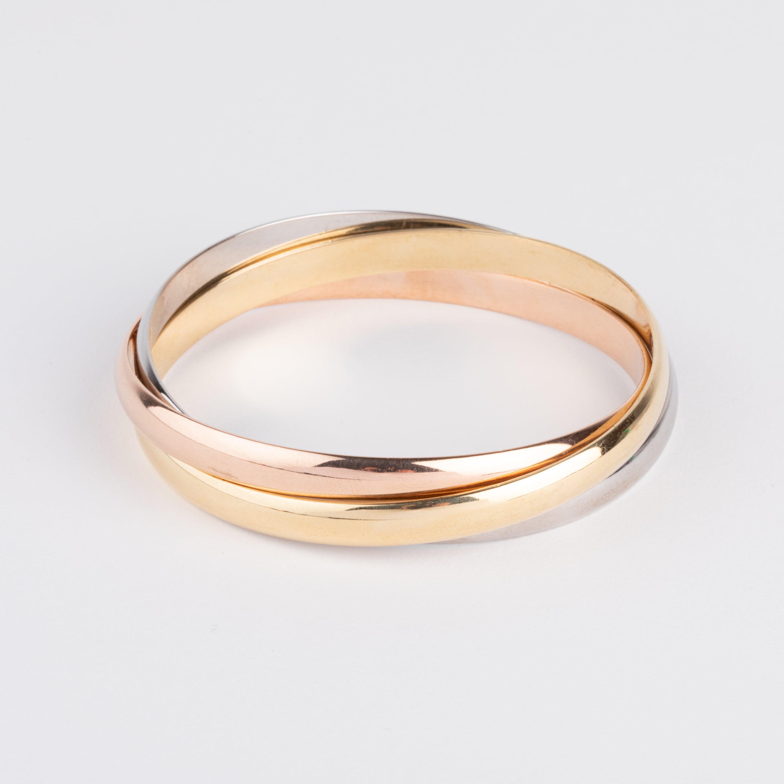 Bracelet 3 ors de la maison Cartier collection Trinity