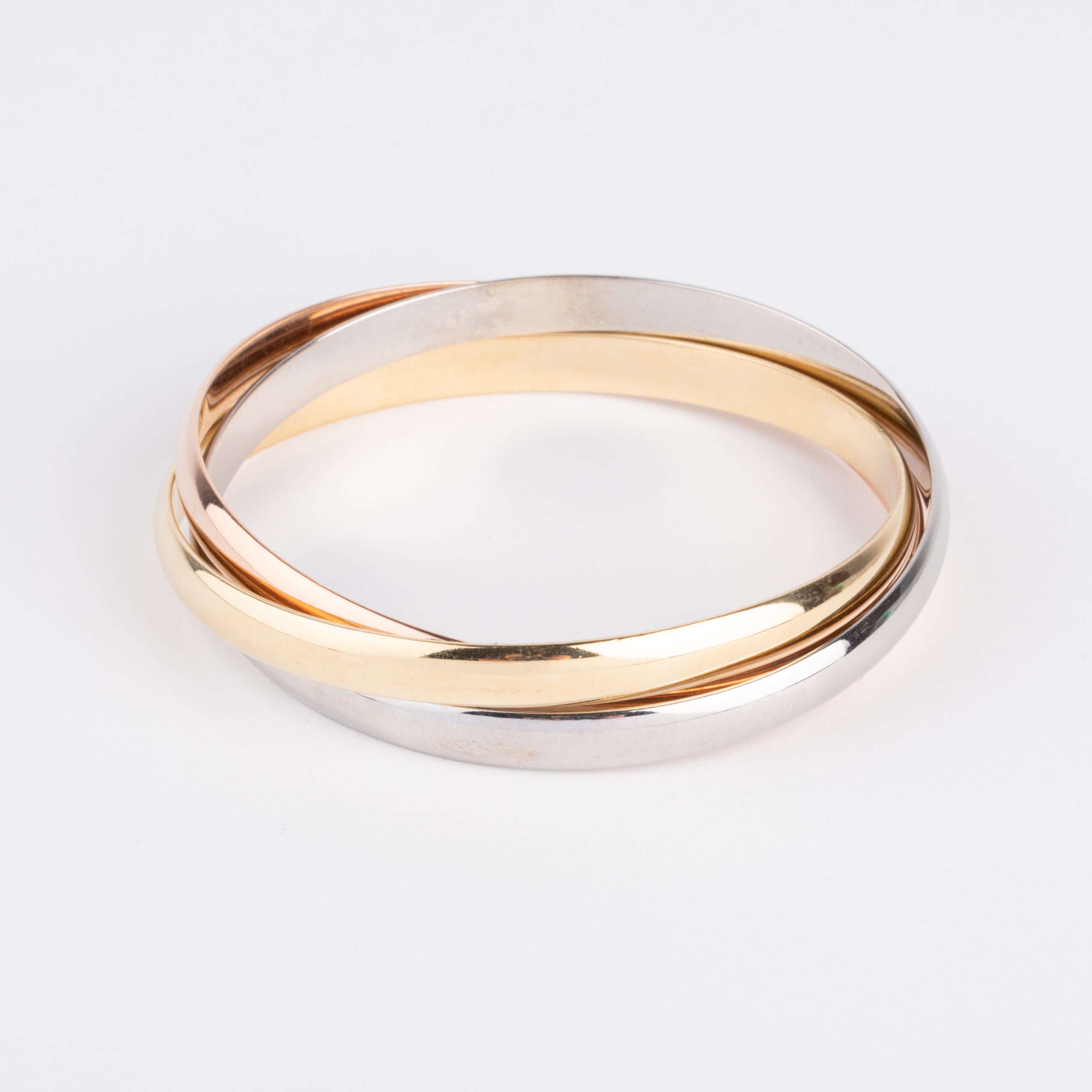 Bracelet 3 ors de la maison Cartier collection Trinity
