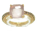 Bague signée Pomellato modèle baby en quartz rose - adalgyseboutique