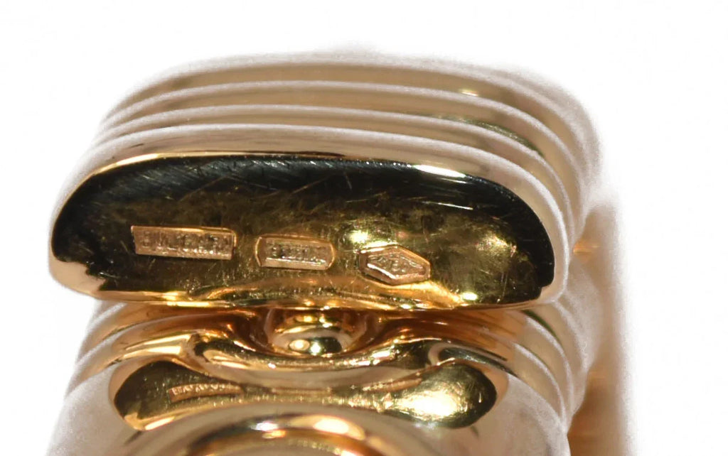 Bvlgari Parentesi Collection Yellow Gold Bangle Bracelet