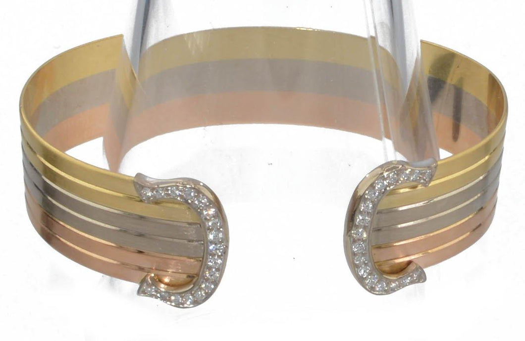 Bracelet de la maison Cartier modèle les 2 C - adalgyseboutique