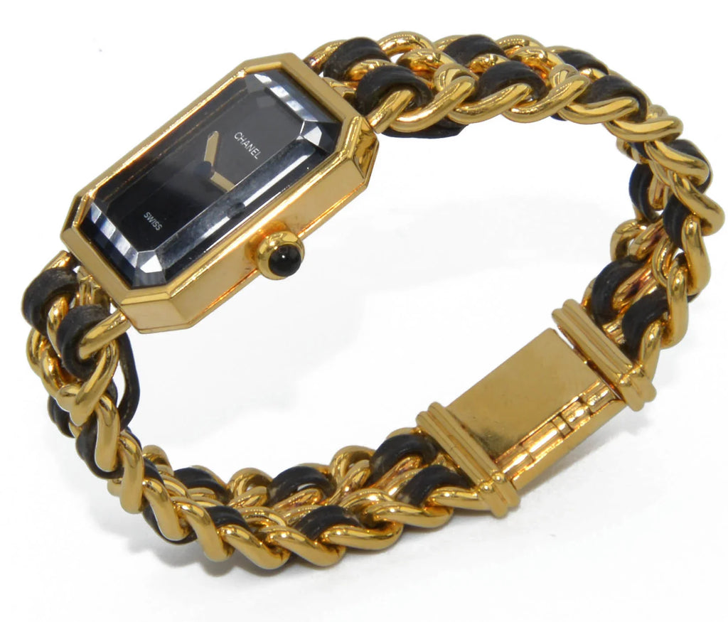Montre Chanel ma première en métal doré