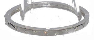 Bracelet jonc or blanc forme ruban - adalgyseboutique