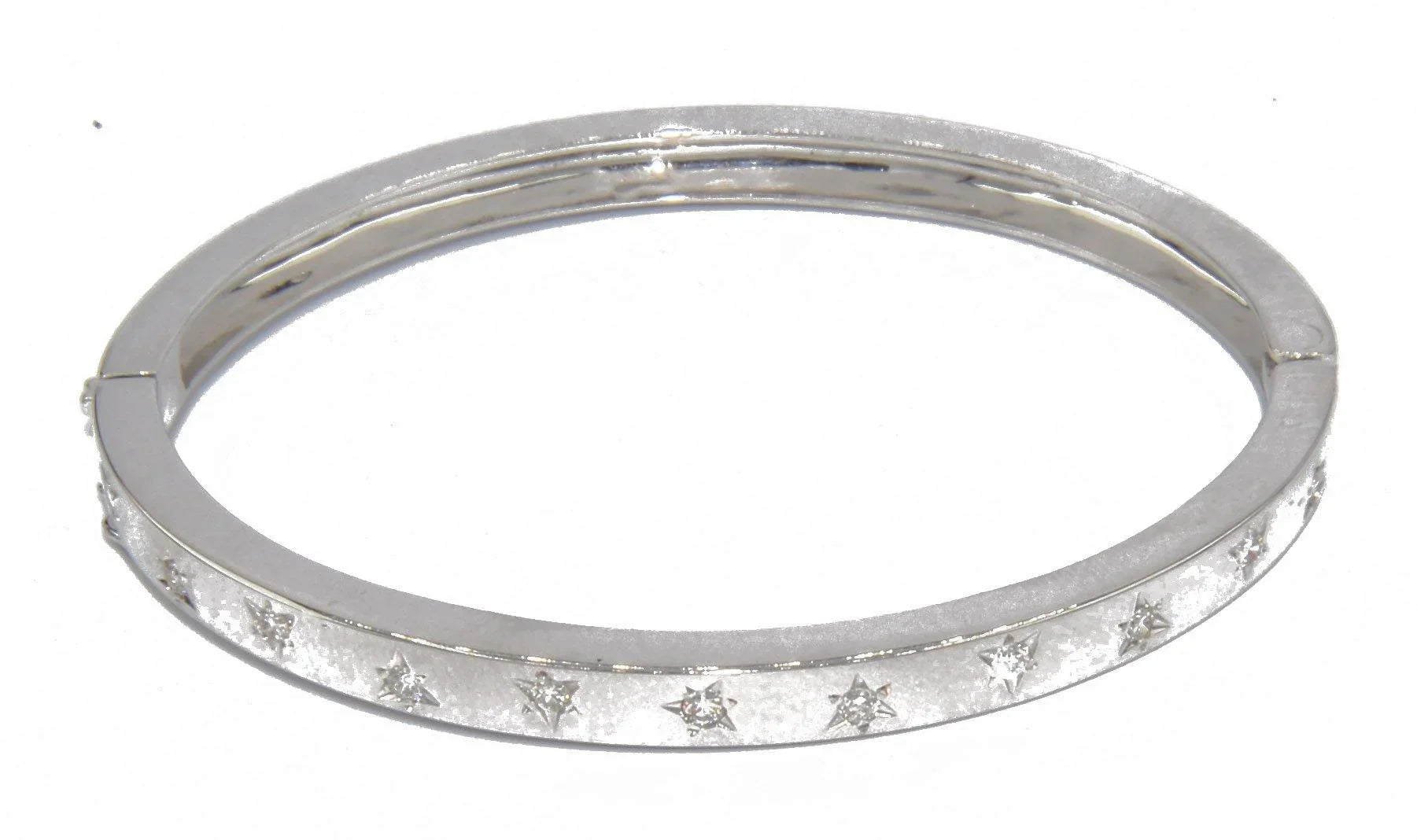 Bracelet jonc or blanc forme ruban - adalgyseboutique
