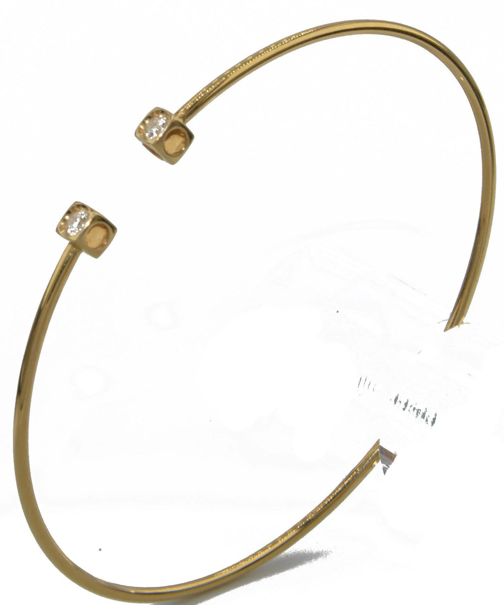 Bracelet or jaune modèle cube de la maison Dinh Van - adalgyseboutique