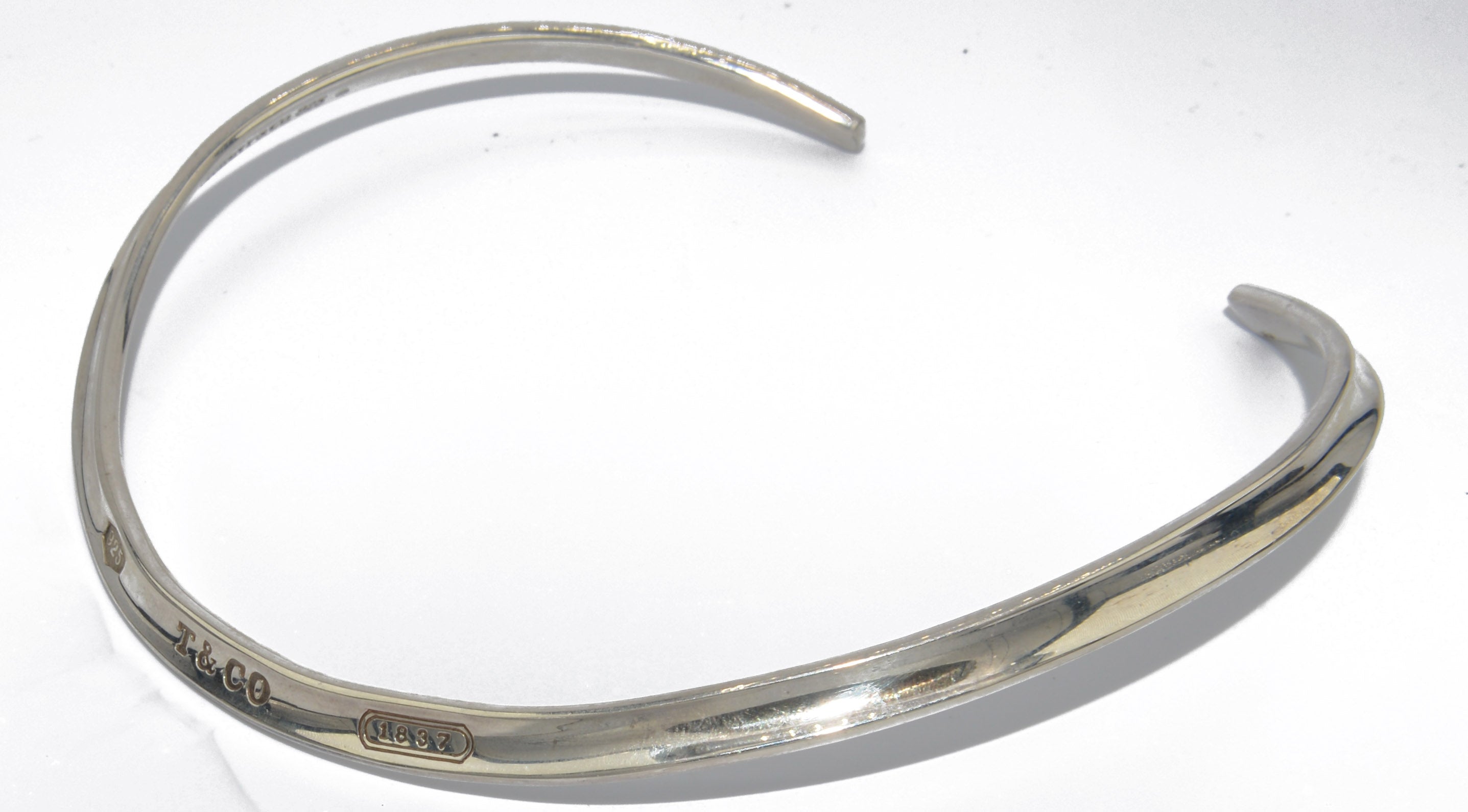 Collier torque en argent de la maison Tiffany