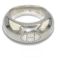 Silver ring signed Hermès