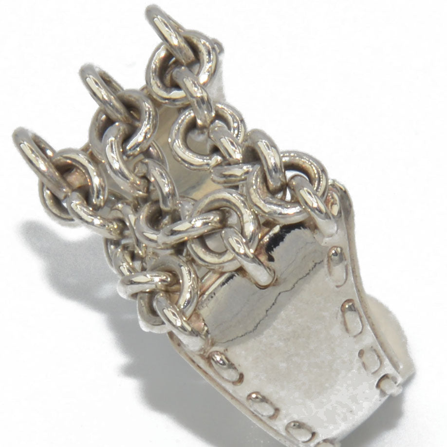 Hermès sterling silver ring