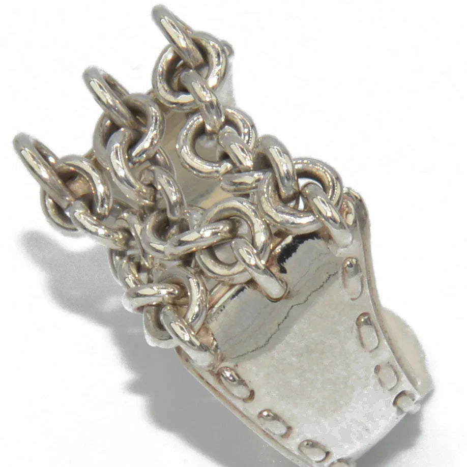 Hermès sterling silver ring