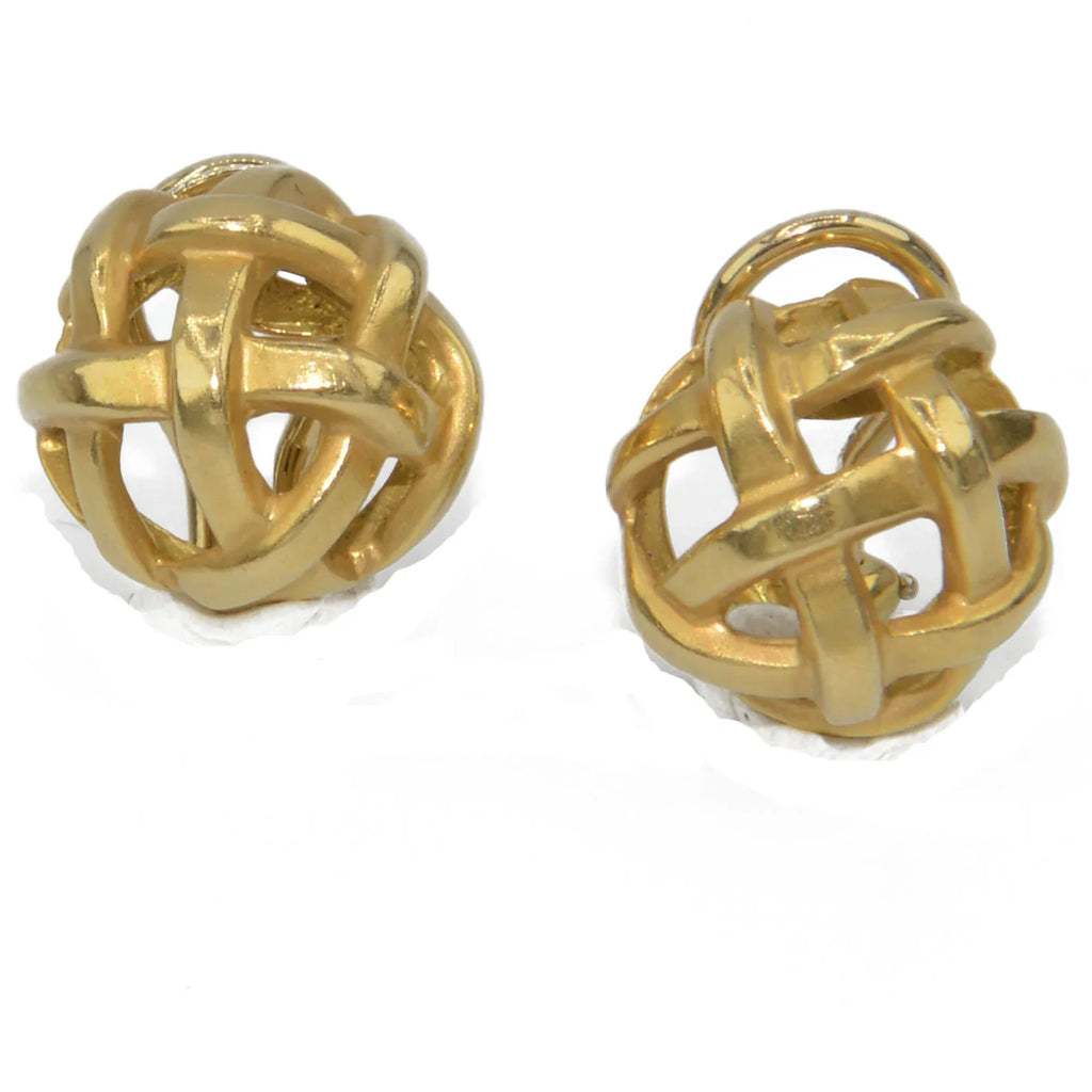 Boucles d'oreilles or jaune Angela Cummings pour Tiffany