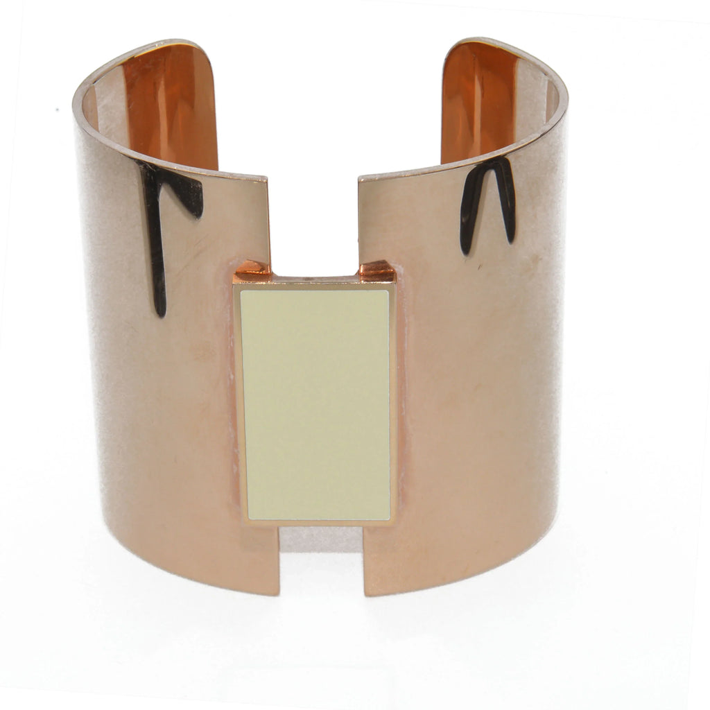 Large gilded cuff by Hermès
