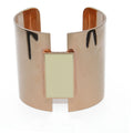 Large gilded cuff by Hermès