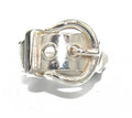 Hermès Sterling Silver Boucle Sellier Ring